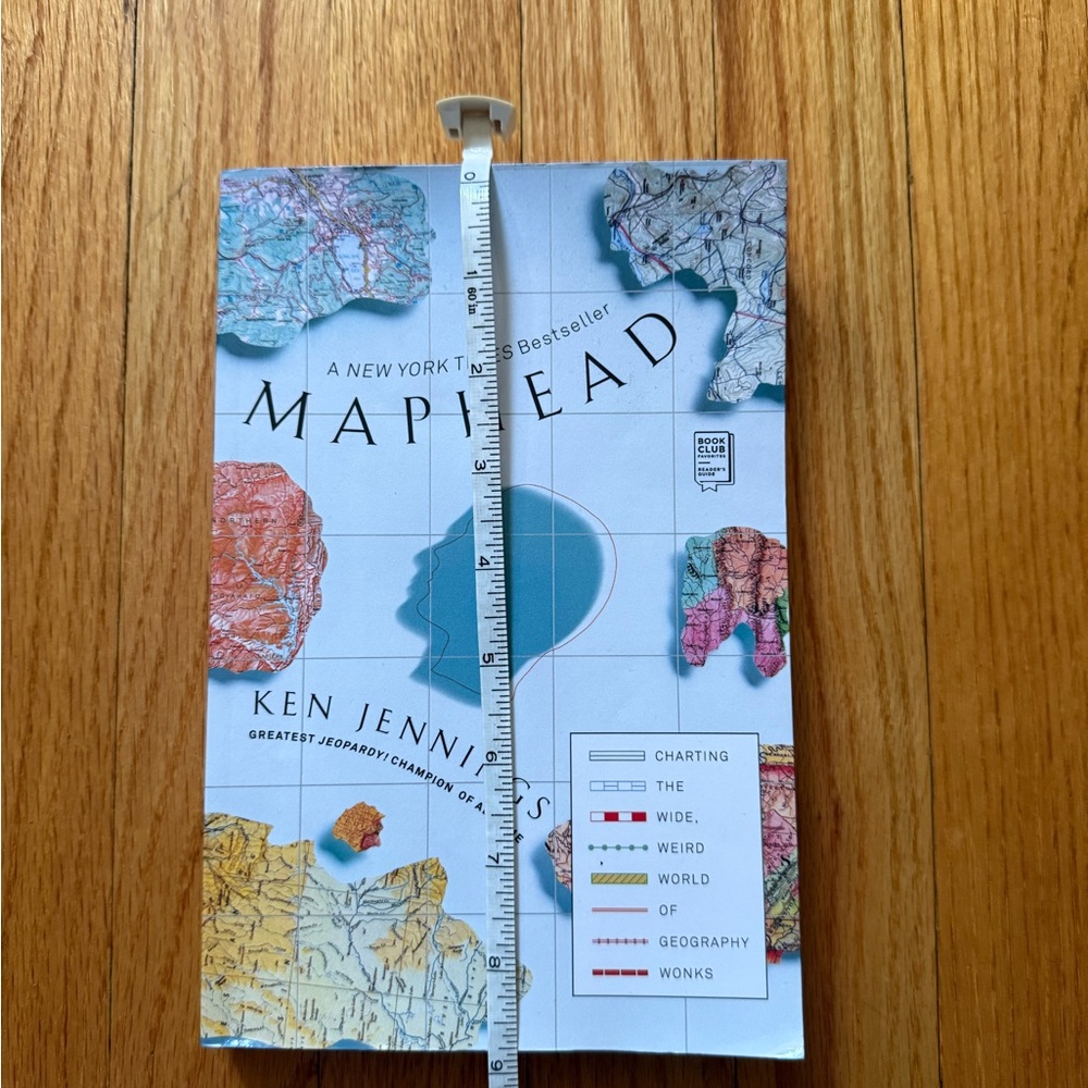 Maphead by Ken Jennings - Light Blue Cover - Picture 3 of 3